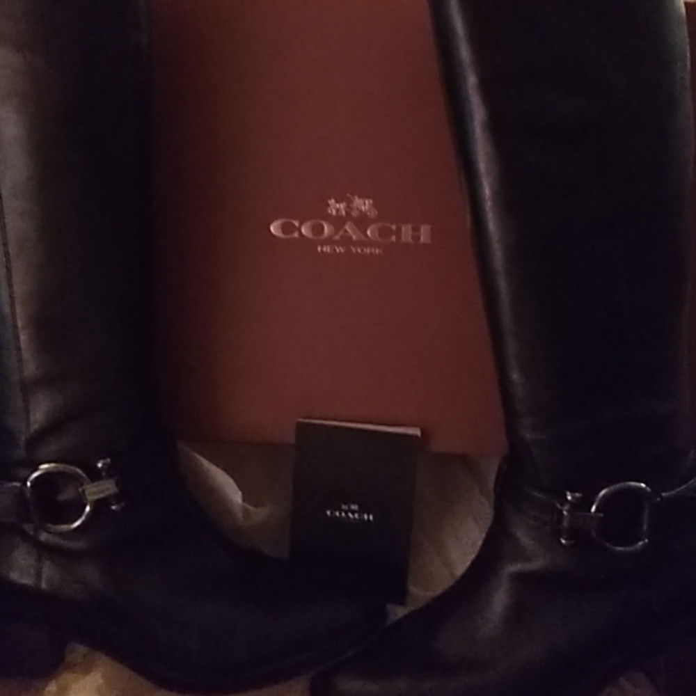 Coach riding boots